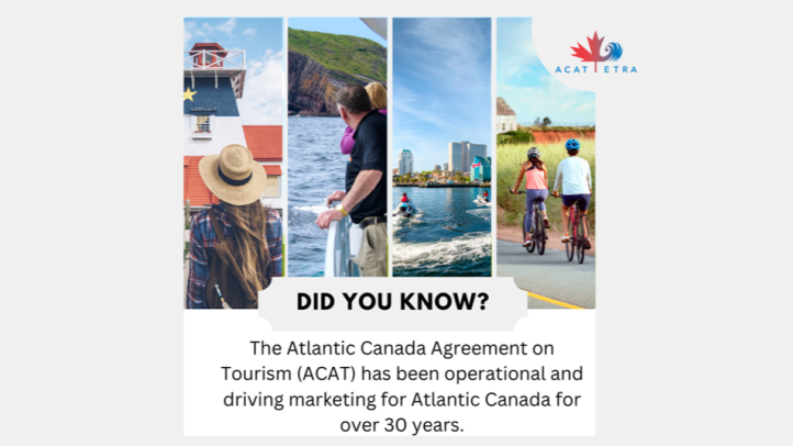 ACAT slide with images from Atlantic Provinces and the ACAT logo.