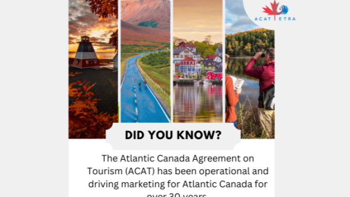 ACAT slide with images from Atlantic Provinces and the ACAT logo.
