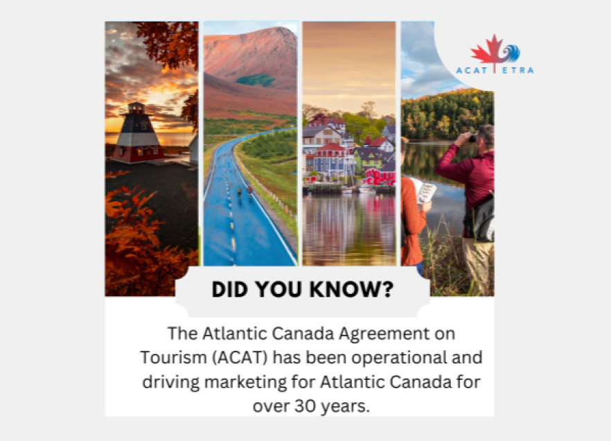 ACAT slide with images from Atlantic Provinces and the ACAT logo.